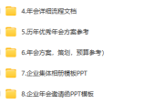 企業(yè)公司年會素材合集資源打包下載