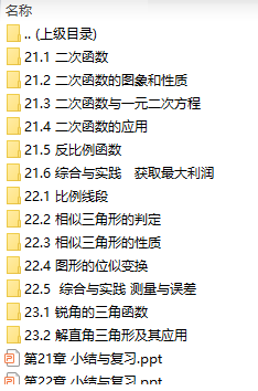 滬科版初中數(shù)學(xué)九年級上冊全冊課件教案【合集】  第2張