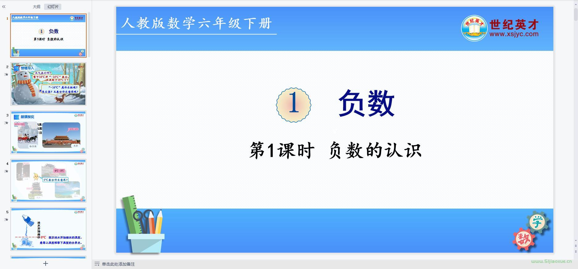 人教版數(shù)學(xué)六年級下冊全冊課件【合集】