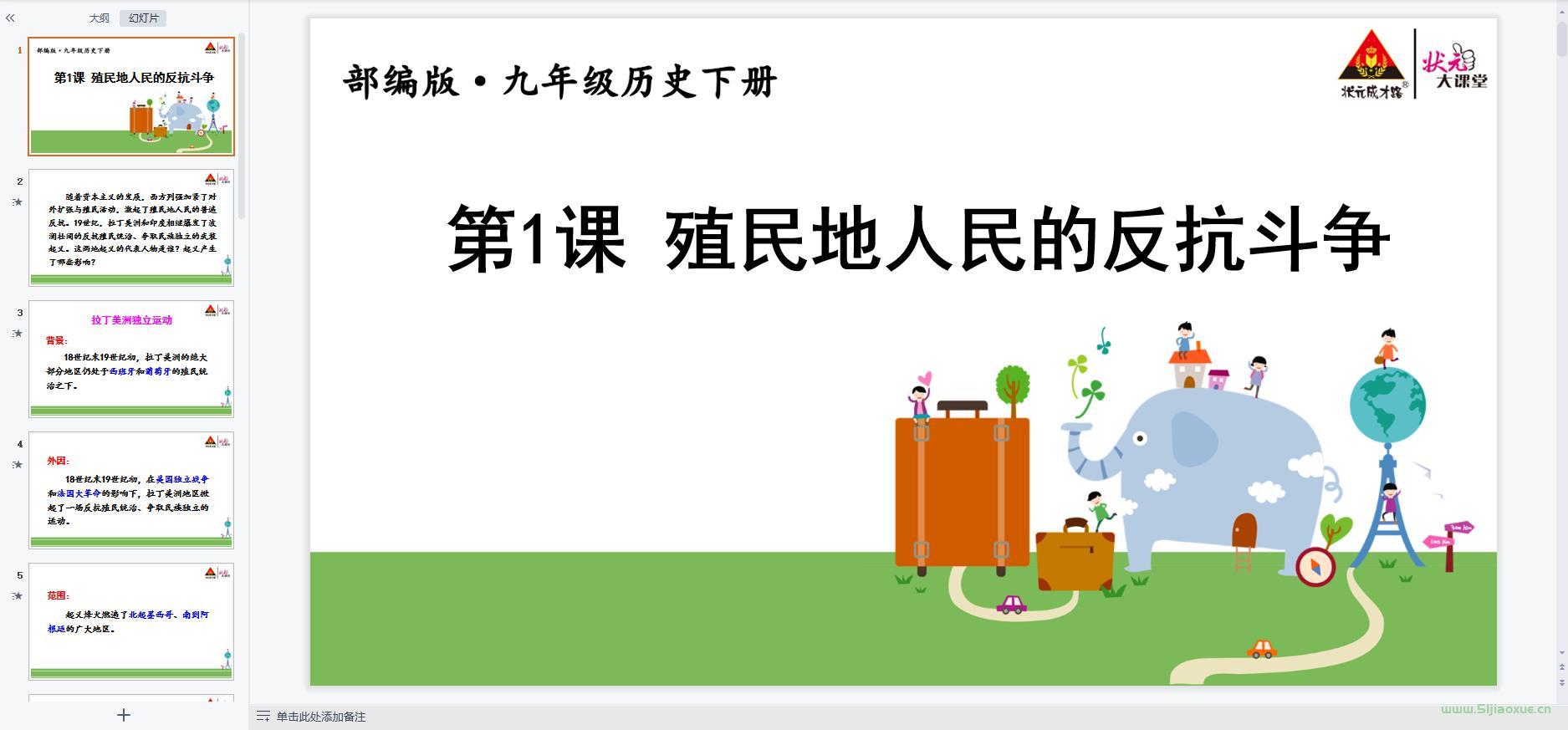 人教版初中世界歷史九年級(jí)下冊(cè)全冊(cè)課件