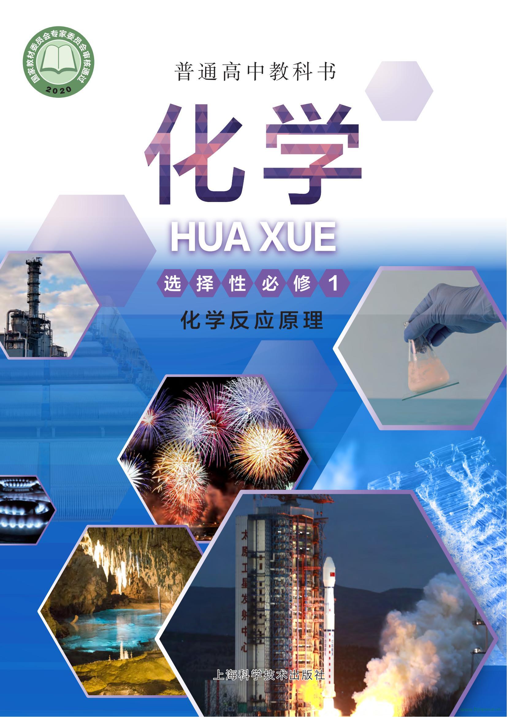 滬科技版高二選擇性必修1 化學(xué)反應(yīng)原理(2020版)電子課本  第1張