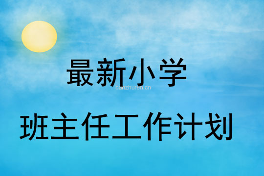 二年級班主任工作計劃（第12篇）