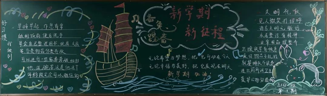 2023開學黑板報設計圖案大全花邊邊框 第10張 2023開學黑板報設計圖案大全花邊邊框 第10張