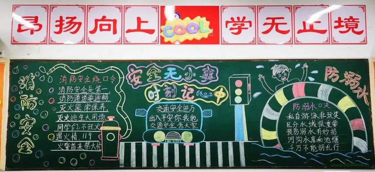 安全記心中 安全伴我行 黑板報(bào)大全素材  第5張