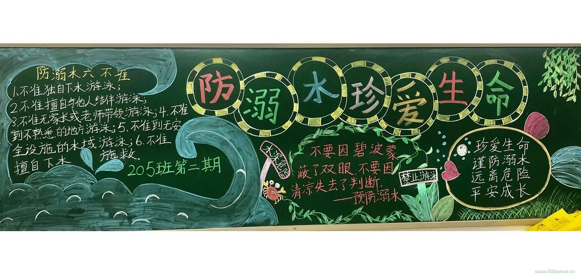 防溺水安全教育黑板報 精選版 圖片免費下載  第10張