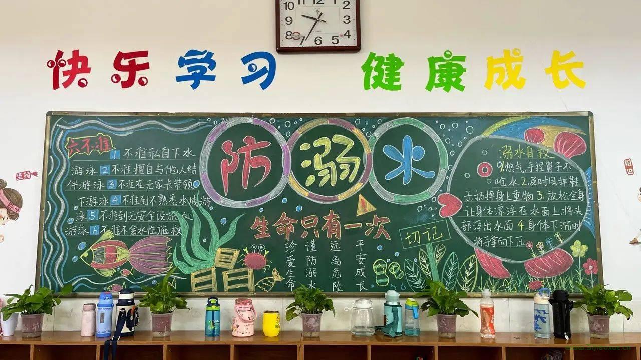 防溺水安全教育黑板報 精選版 圖片免費下載  第11張