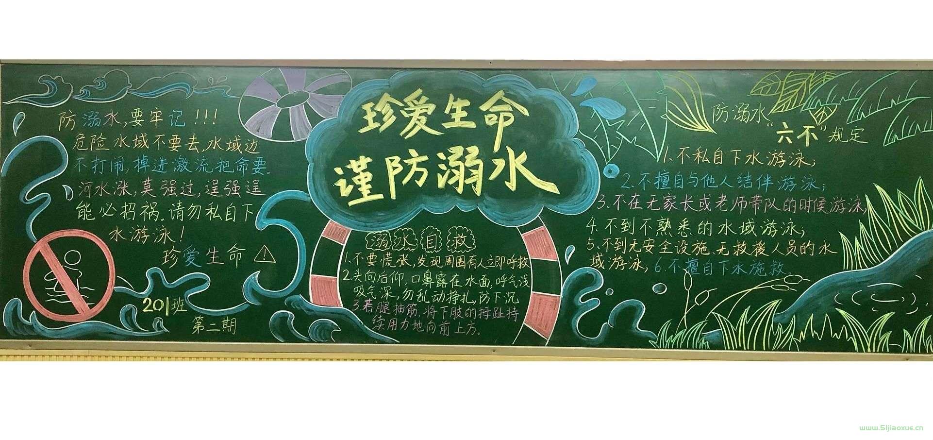 防溺水安全教育黑板報 精選版 圖片免費下載  第27張
