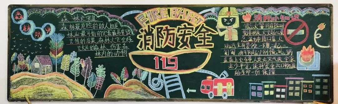 消防安全教育黑板報(bào)大全模板 免費(fèi)下載  第21張