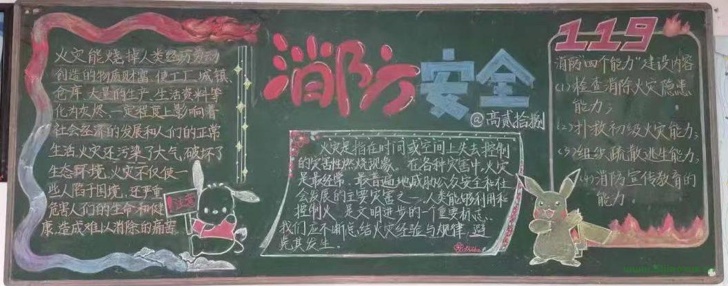 消防安全教育黑板報(bào)大全模板 免費(fèi)下載  第30張