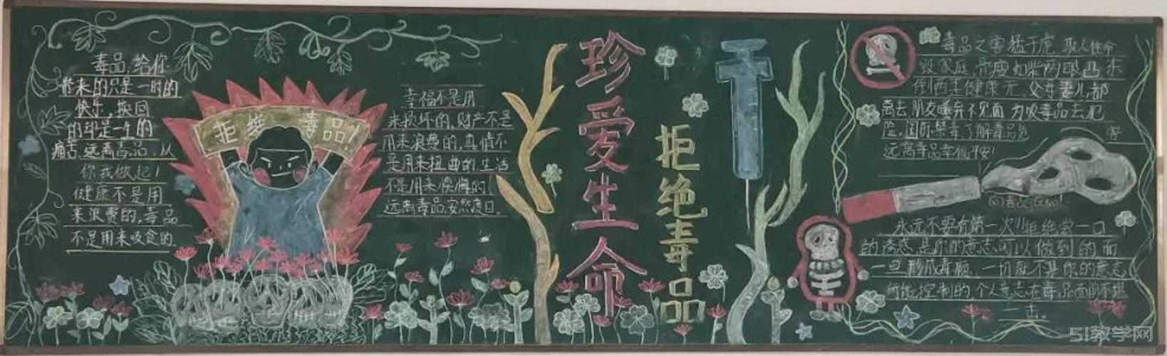 禁毒黑板報(bào) 拒絕遠(yuǎn)離毒品黑板報(bào)1  第4張