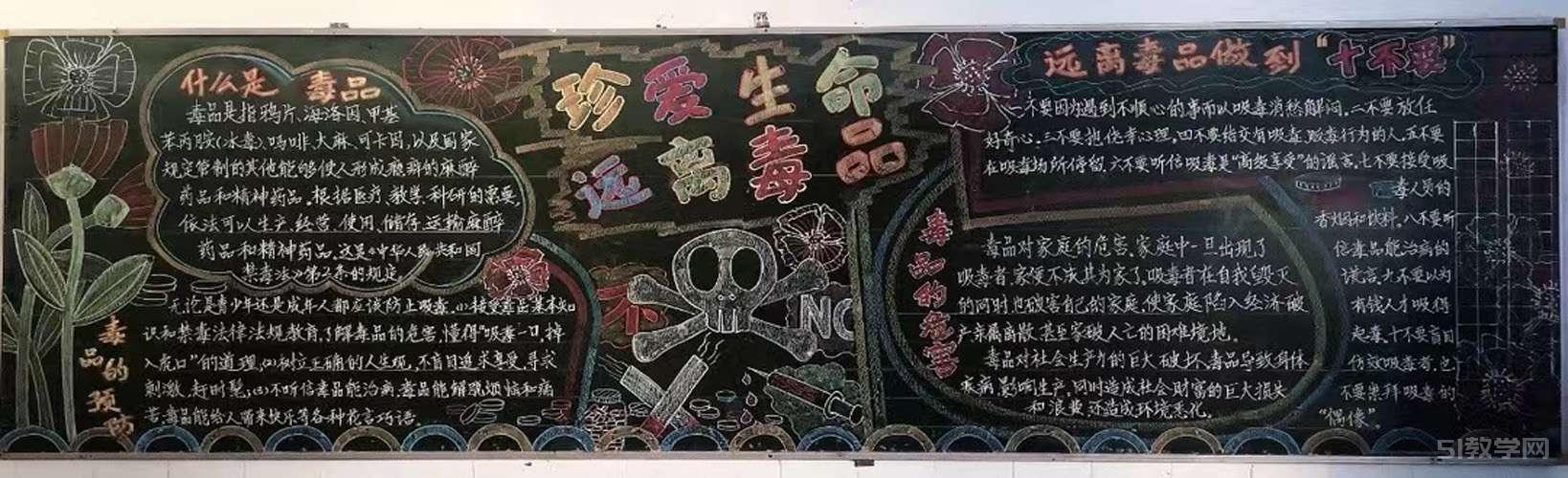 禁毒黑板報(bào) 拒絕遠(yuǎn)離毒品黑板報(bào)1  第15張