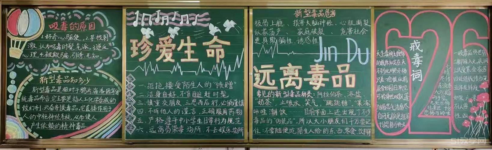 禁毒黑板報(bào) 拒絕遠(yuǎn)離毒品黑板報(bào)1  第19張