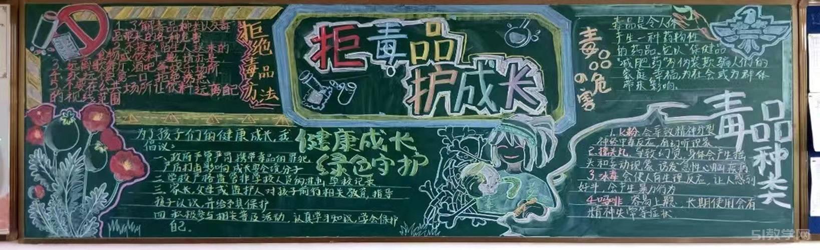 禁毒黑板報(bào) 拒絕遠(yuǎn)離毒品黑板報(bào)1  第8張