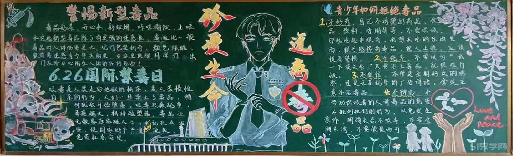 禁毒黑板報(bào) 拒絕遠(yuǎn)離毒品黑板報(bào)1  第10張