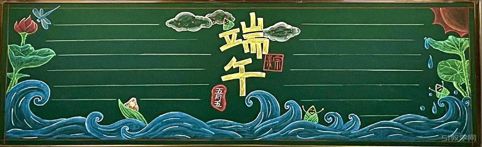 端午節(jié)黑板報 端午安康黑板報1  第15張