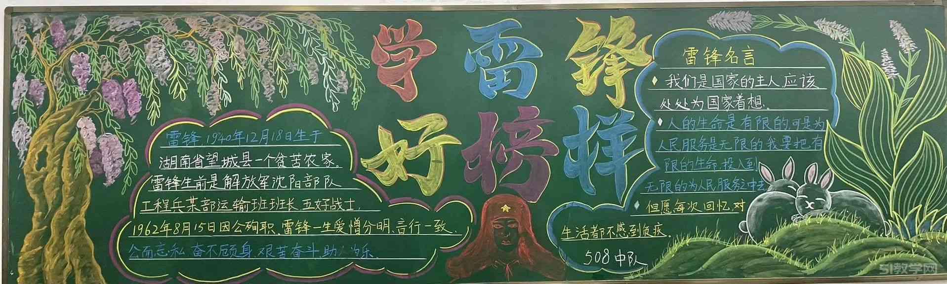 學(xué)雷鋒好榜樣黑板報 學(xué)雷鋒精神樹新風(fēng)黑板報1  第19張