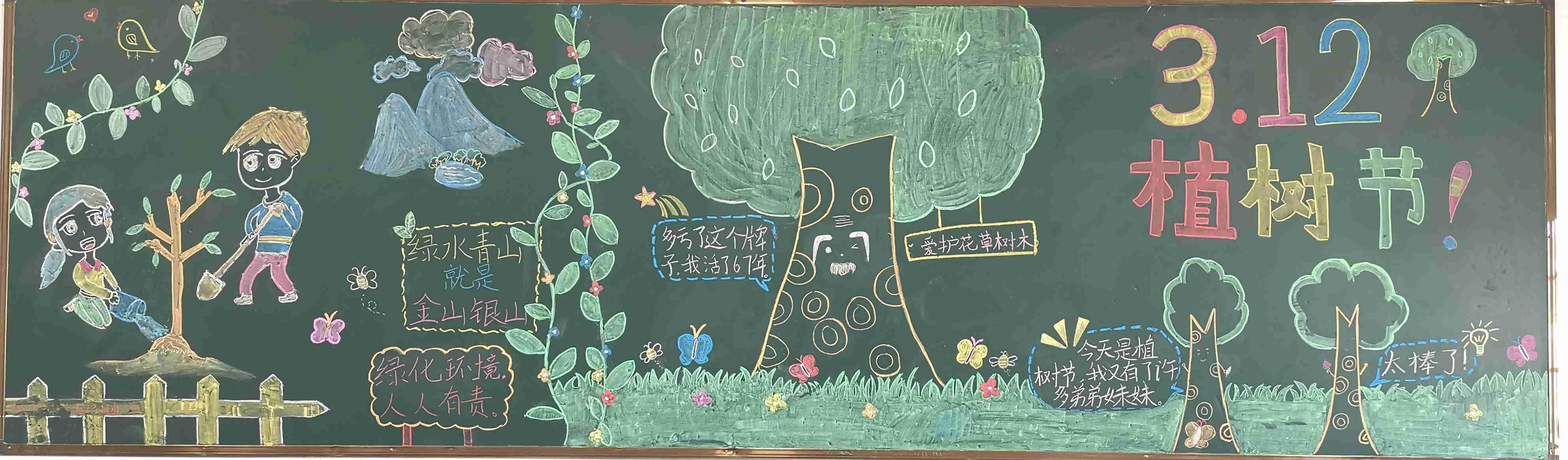 植樹節(jié)黑板報素材模板1 第17張 植樹節(jié)黑板報素材模板1 第17張