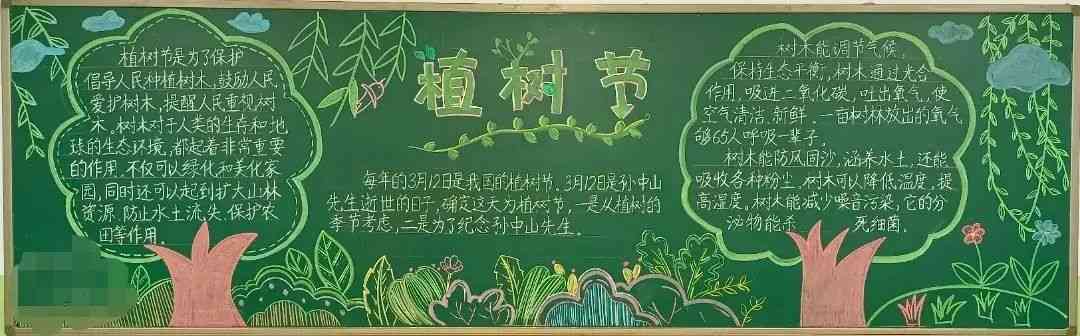 植樹節(jié)黑板報素材模板1 第11張 植樹節(jié)黑板報素材模板1 第11張