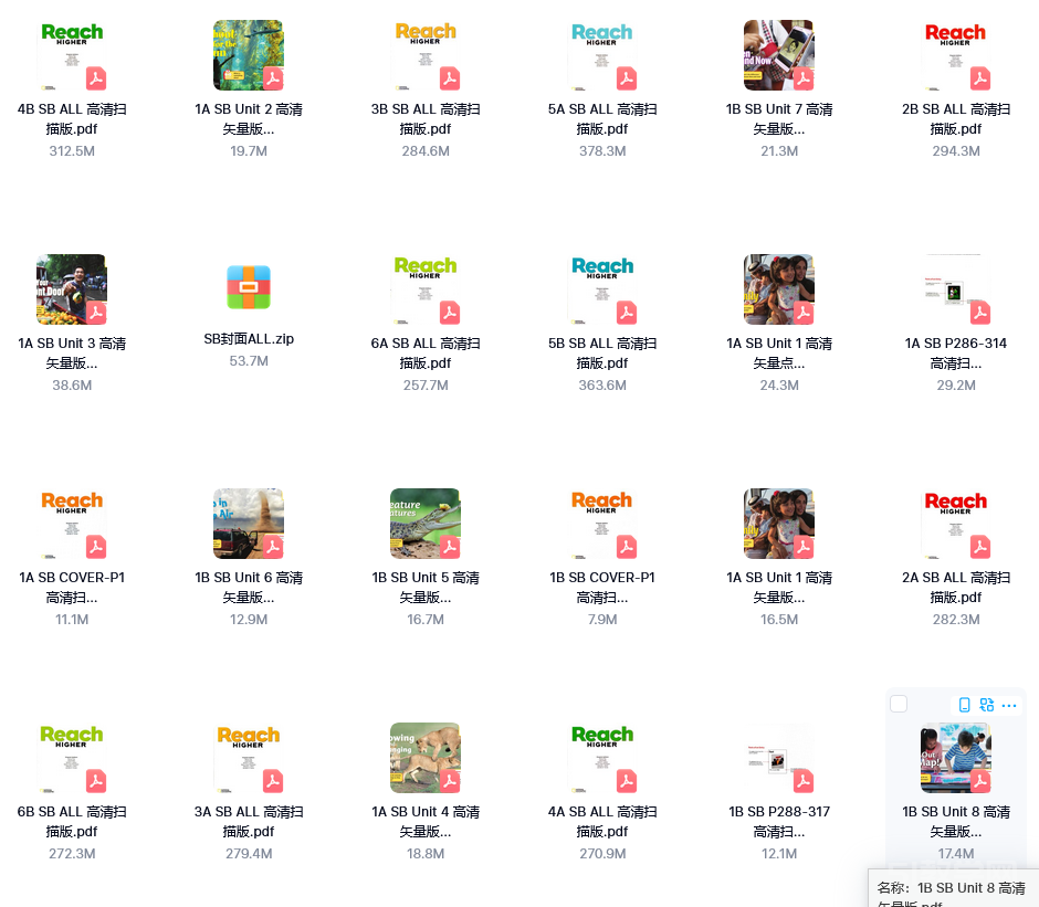 《Reach Higher》Reach12冊PDF教材電子課本 美國國家地理 Reach Higher 美國主流教材  第1張