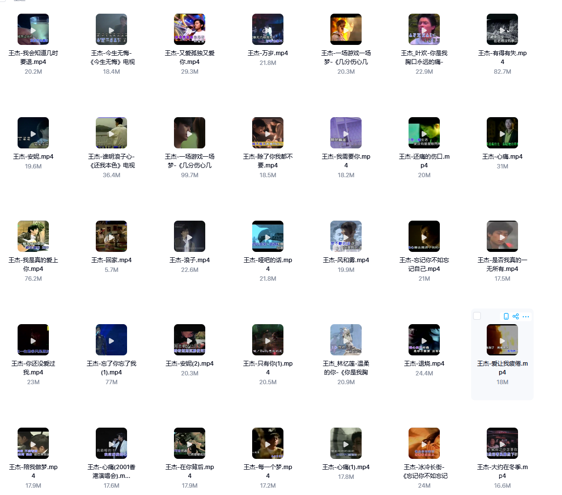 王杰全部音樂mv大全打包下載  第2張