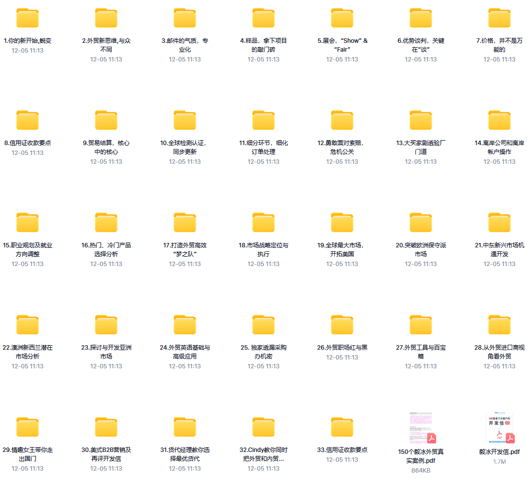 米課全套外貿(mào)課程 毅冰、料神、汪晟 Instagram開發(fā)客戶 視頻課程網(wǎng)盤下載  第2張