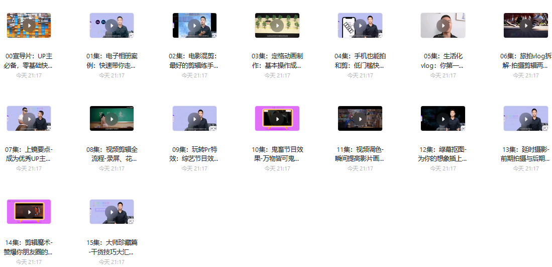 B站付費(fèi)課程Pr剪輯上分攻略【完結(jié)】網(wǎng)盤下載 第1張 B站付費(fèi)課程Pr剪輯上分攻略【完結(jié)】網(wǎng)盤下載 第1張