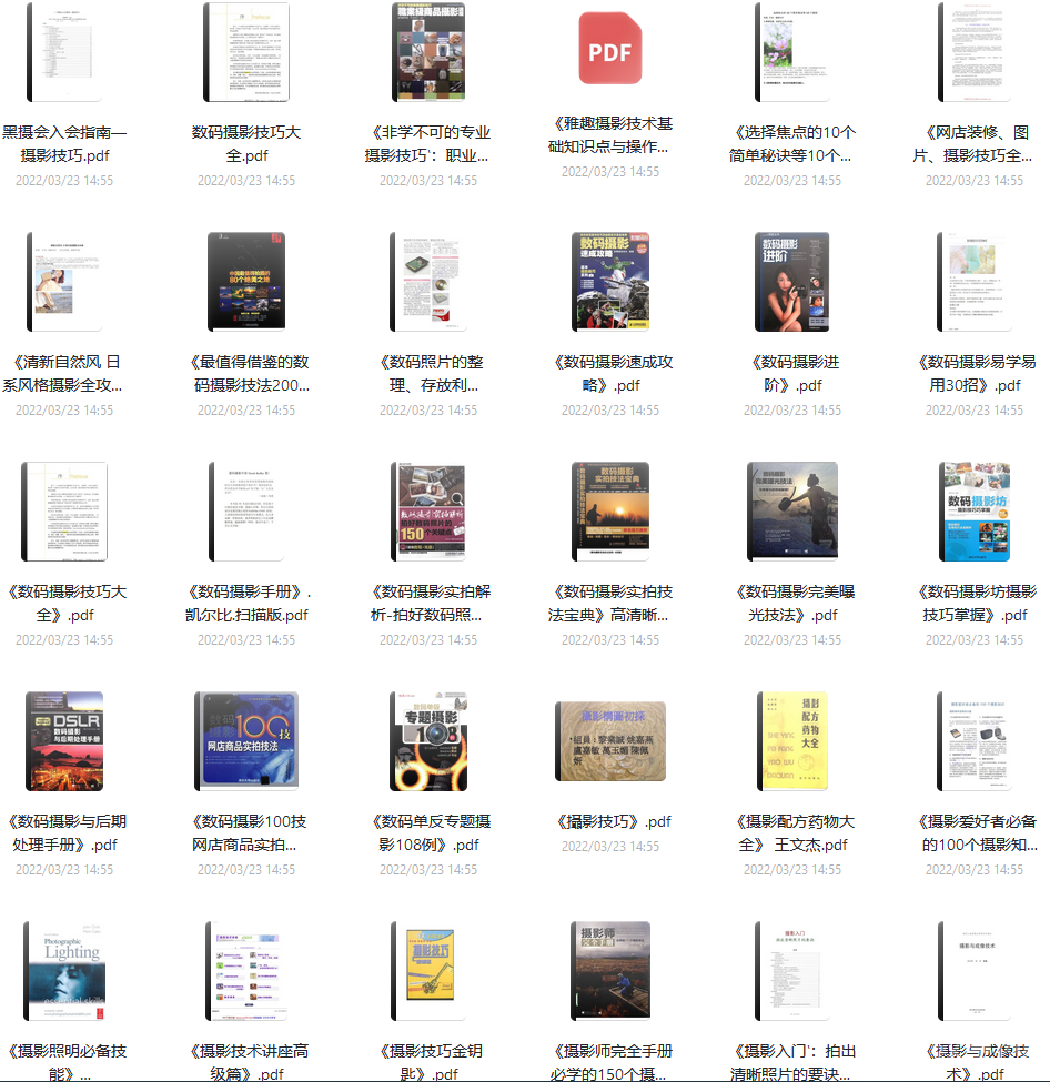 最新攝影書籍合集電子版電子書下載 860本  第3張