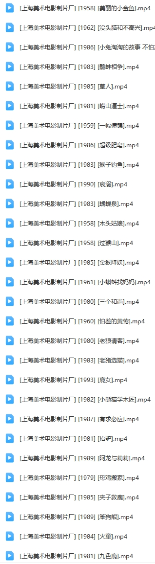 中國經(jīng)典動(dòng)畫片大合輯 上海美術(shù)電影制片廠  第4張