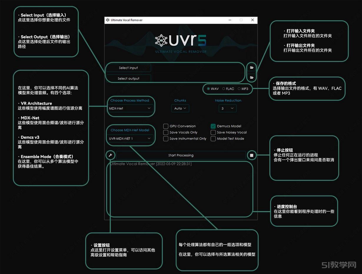 最先進(jìn)的伴奏人聲提取軟件 【Ultimate Vocal Remover v5.5.0】  第3張