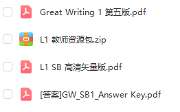 great writing第五版PDF教材電子版書 （學(xué)生書+答案+F級音頻+教師資源包）百度網(wǎng)盤下載  第8張