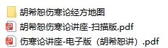 胡希恕傷寒論講座講義全文 經(jīng)方地圖 PDF電子版書籍資源下載  第1張