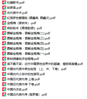 《古代房事秘籍大合集》pdf下載 電子書電子版高清網(wǎng)盤資源下載  第1張