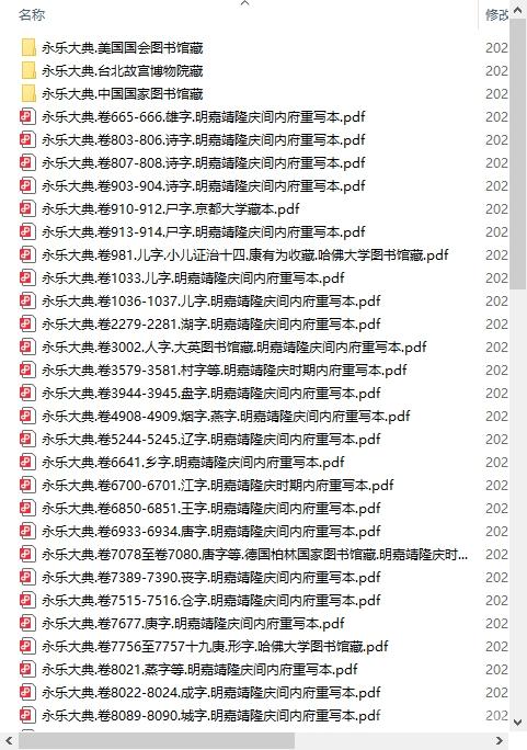 《永樂(lè)大典》中國(guó)臺(tái)北美國(guó)館藏版本209冊(cè) pdf電子書(shū)電子版下載百度網(wǎng)盤資源下載  第1張