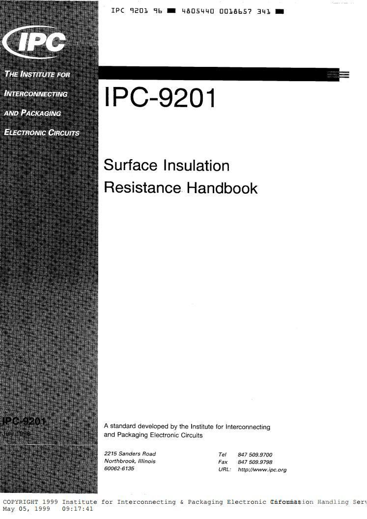 IPC-9201 英文版 pdf下載 電子書電子版高清網(wǎng)盤資源下載  第1張